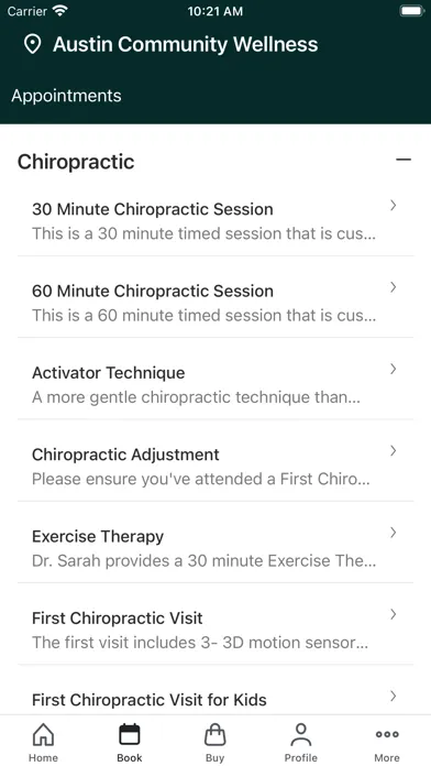 Скриншоты Austin Community Wellness