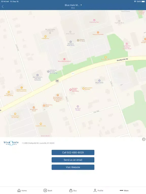 Capturas de pantalla de Blue Halo Med Spa iPad 