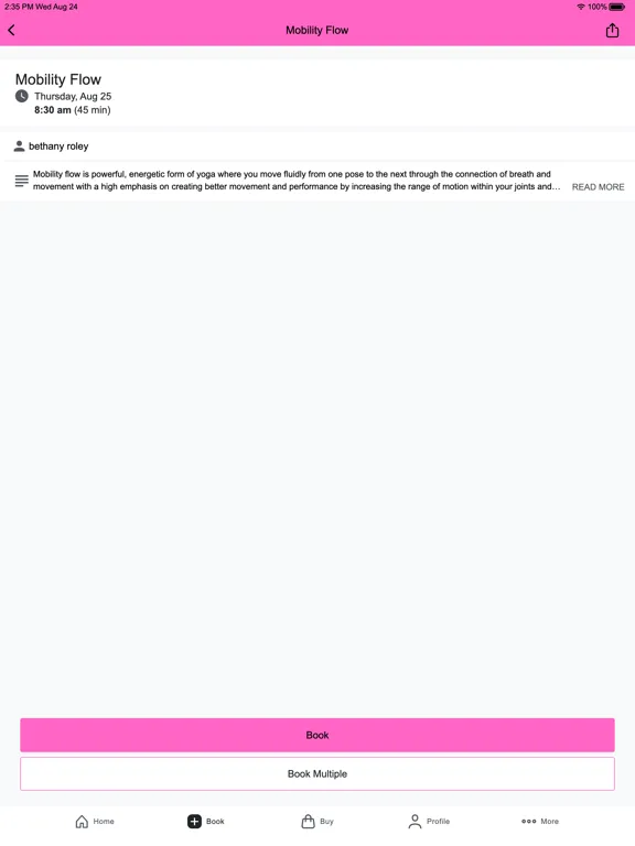 Zrzuty ekranu Fierce Fitness & Wellness iPad 