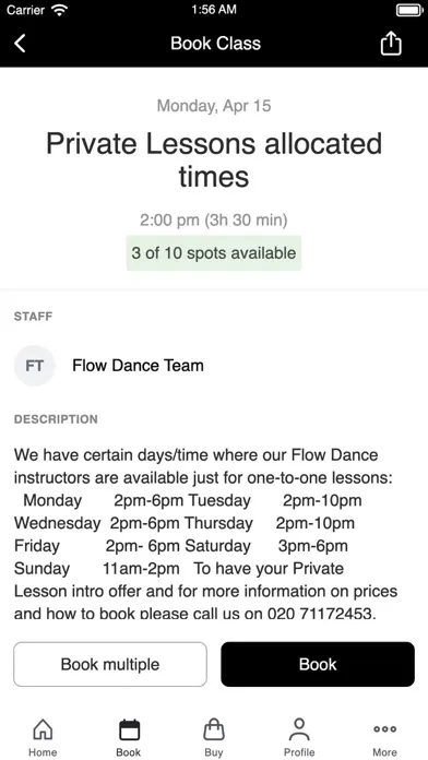 Capturas de pantalla de Flow Dance Nine Elms
