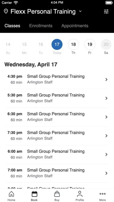 Flexx Strength Training Screenshots