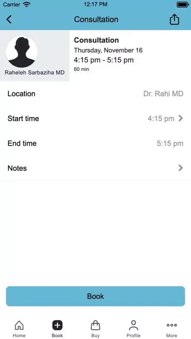 Ảnh chụp màn hình của Dr. Rahi MD