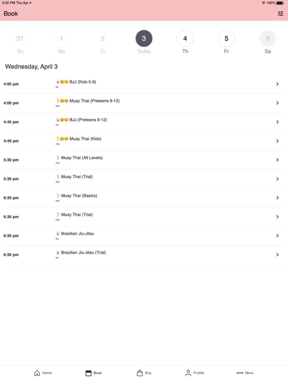 ARGO Combat & Fitness Gym iPad  سکرین شاٹس