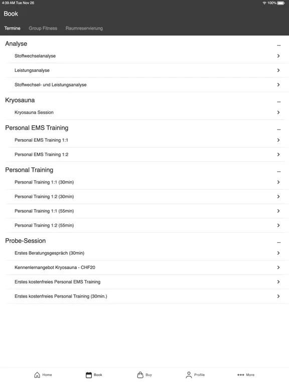 StrongFit iPad 应用截图