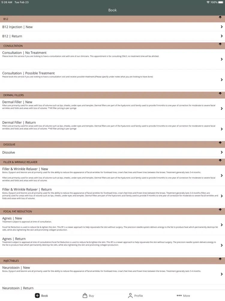 True Wellness & Aesthetics iPad  Screenshots