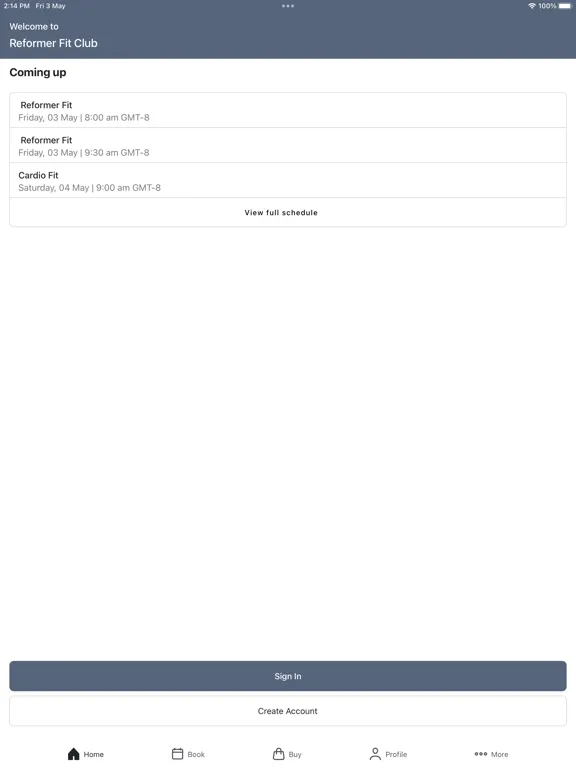 Capturas de pantalla de Reformer Fit Club iPad 
