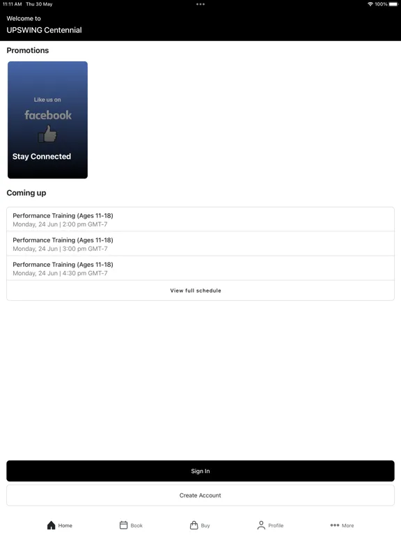 UPSWING Foundation iPad  Screenshots