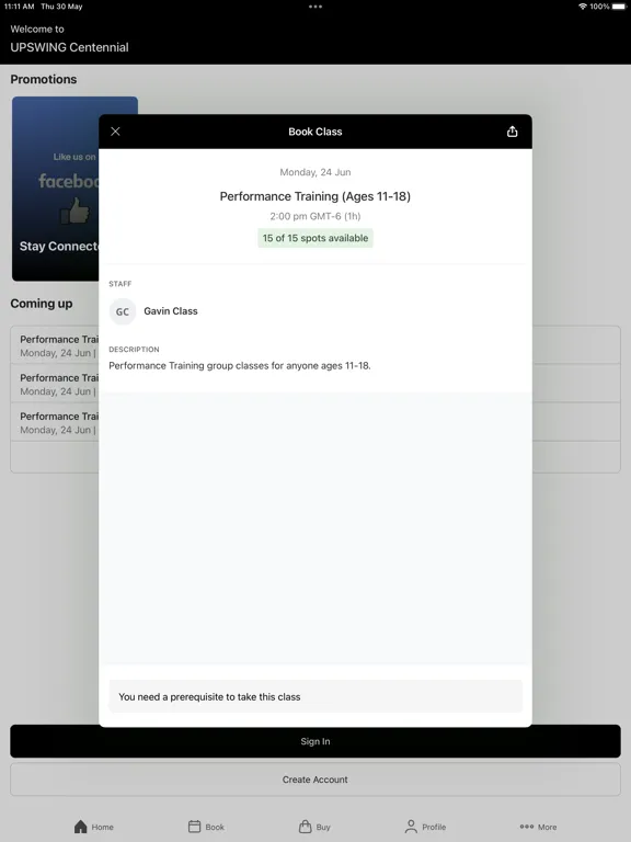 UPSWING Foundation iPad  Screenshots