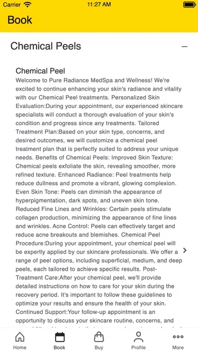 Capturas de pantalla de Pure Radiance Glow Book