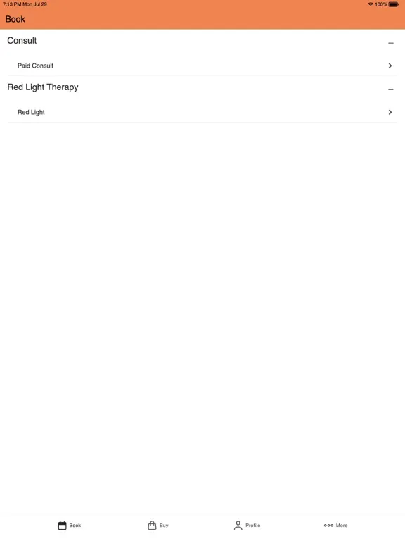 Capturas de pantalla de LightLab Wellness iPad 