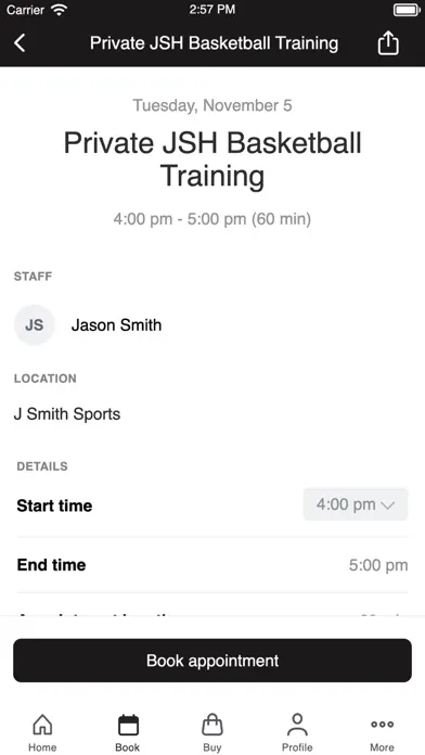 J Smith Sports 스크린샷