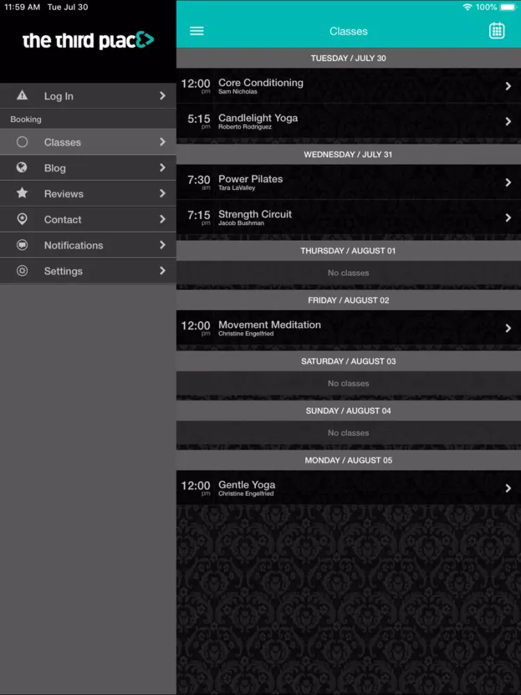 The Third Place iPad  Screenshots