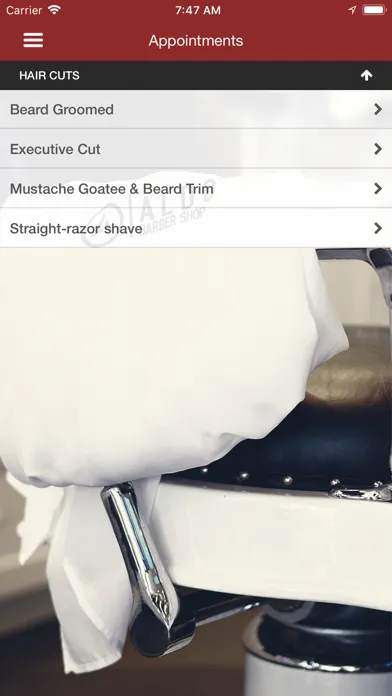 Ảnh chụp màn hình của Aldo's Barbershop