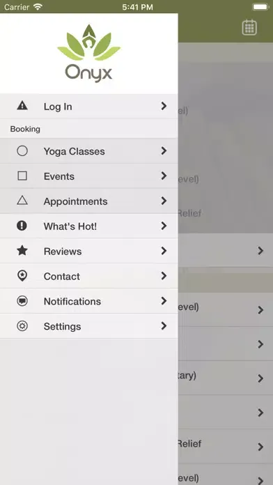 Onyx Yoga Studio سکرین شاٹس