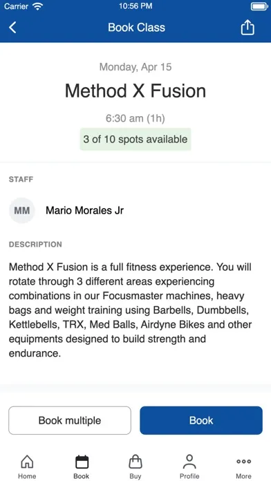 Method X Fitness 스크린샷