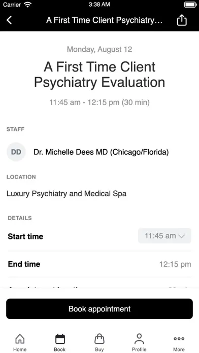 ภาพหน้าจอของ Luxury Psychiatry and Medical