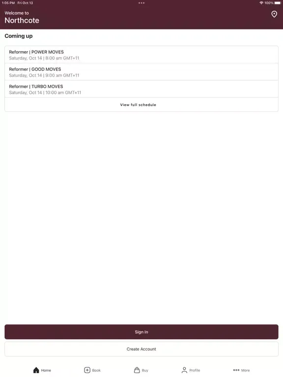 Good Times Pilates iPad 应用截图