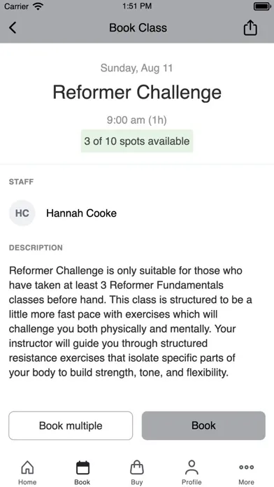 Capturas de pantalla de Pilates Hub Weybridge