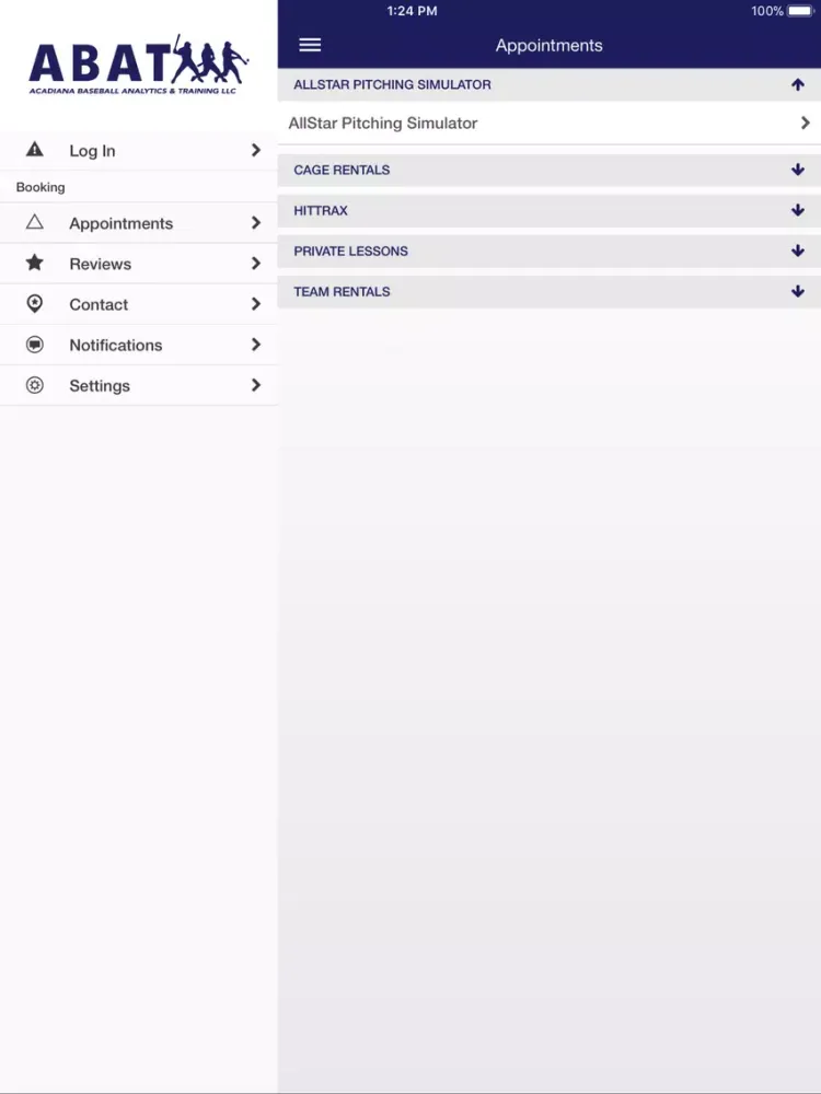 ABAT iPad  Screenshots