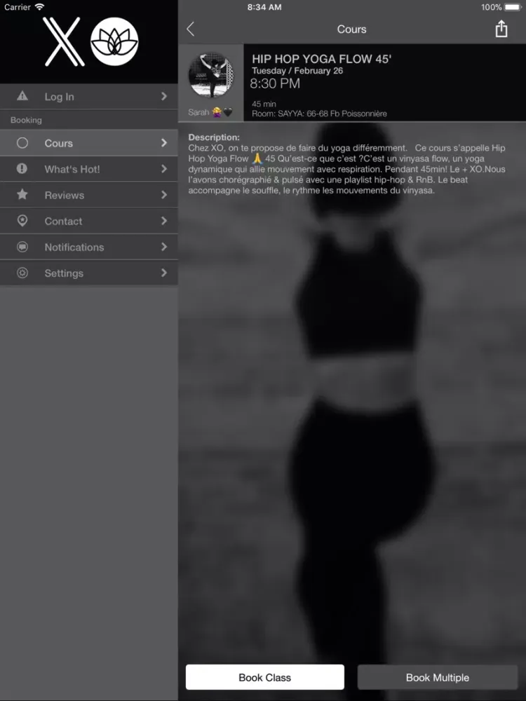 Tangkapan skrin XO URBAN YOGA iPad 