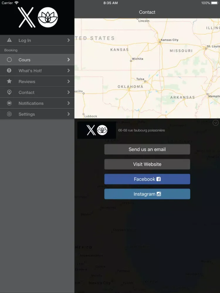 Tangkapan skrin XO URBAN YOGA iPad 