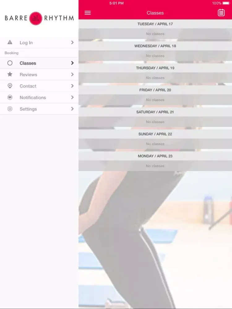 Capturas de pantalla de Barre Rhythm Fitness iPad 