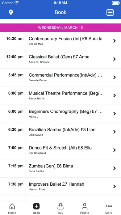 Pineapple Live Dance Classes應用截圖