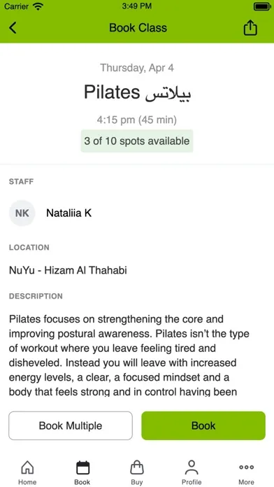 NuYu Fitness Centre应用截图