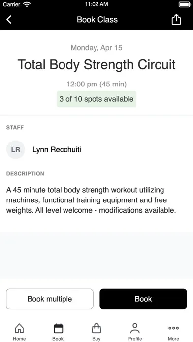 Lift and Glitz Training Studio سکرین شاٹس