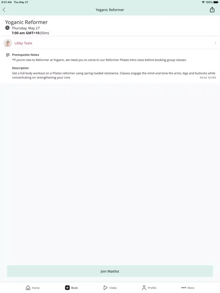 Yoganic : Yoga, Pilates, Barre iPad  スクリーンショット