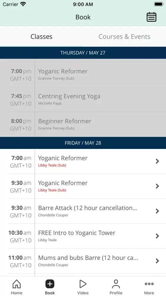 Yoganic : Yoga, Pilates, Barre スクリーンショット