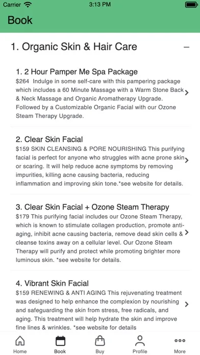 Tangkapan skrin Healing Arts Massage&Wellness