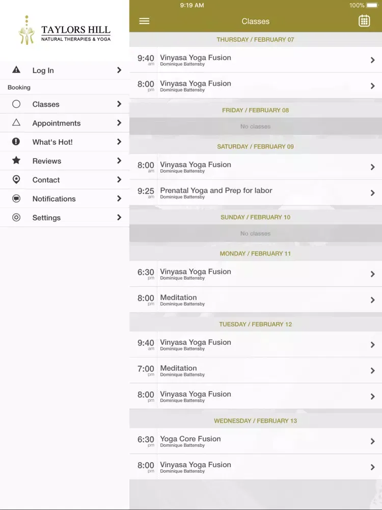 Captures d'écran de Taylors Hill Natural Therapies iPad 