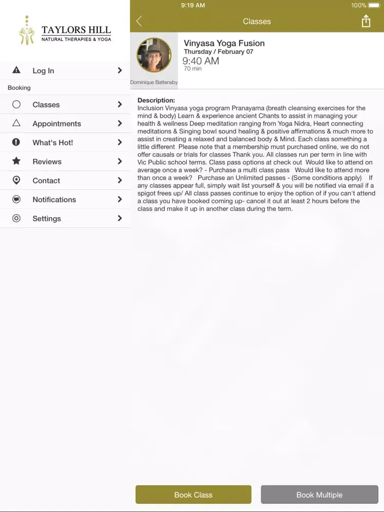 Captures d'écran de Taylors Hill Natural Therapies iPad 