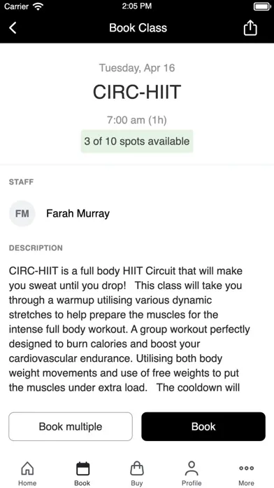 Ảnh chụp màn hình của Pure Muscles Gym