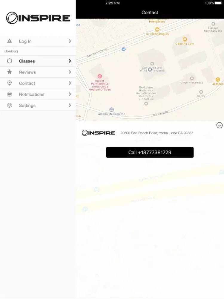 تصاویر Inspire Fitness Studios iPad 