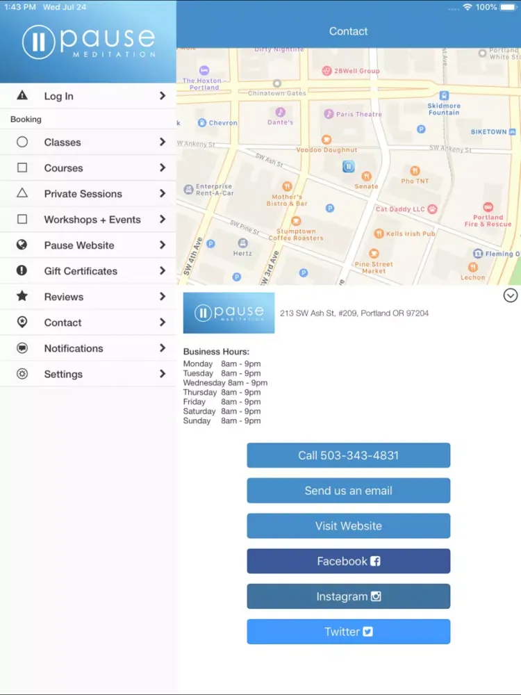 Скриншоты Pause Meditation Studio iPad 