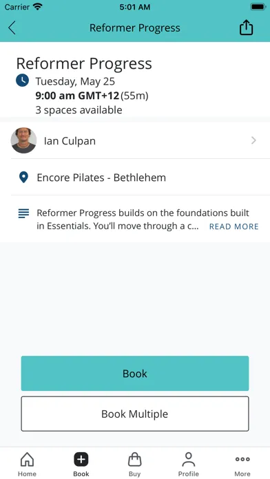 Encore Pilates NZ Screenshots