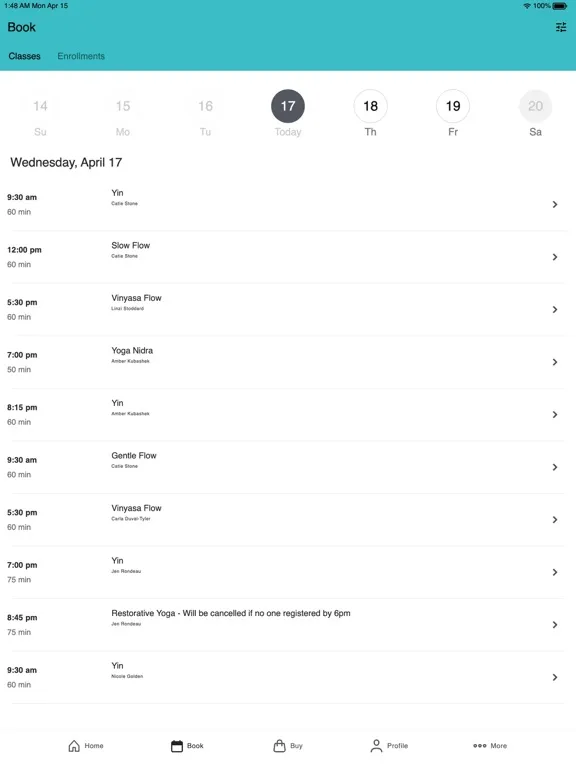 Zrzuty ekranu Ivy Yoga House iPad 