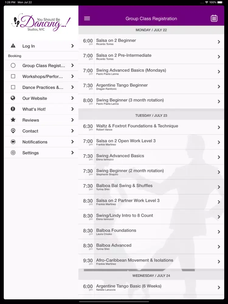 ภาพหน้าจอของ You Should Be Dancing... iPad 