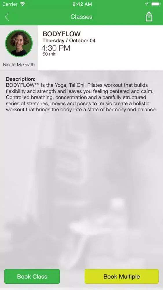 Screenshot di ONE Fitness and Wellness