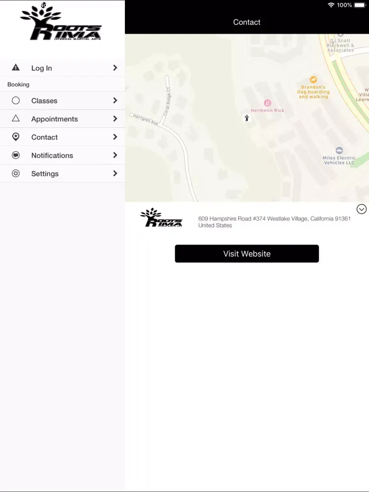 Tangkapan layar Roots IMA LLC iPad 