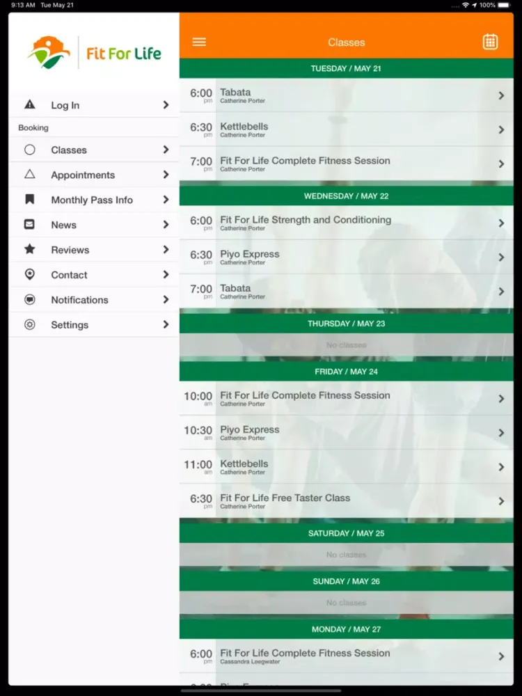 Fit for Life Gyms iPad  سکرین شاٹس