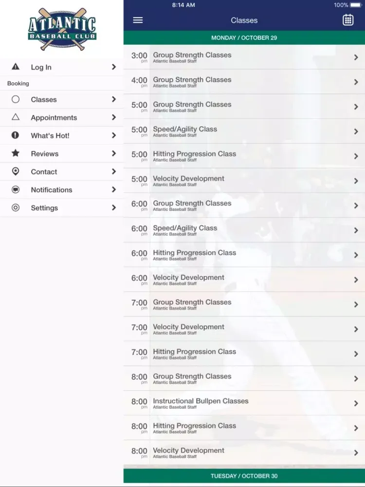 Скриншоты Atlantic Baseball Club iPad 