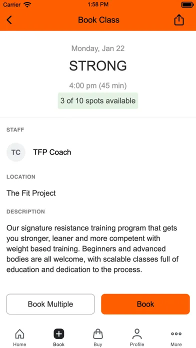 Tangkapan layar The Fit Project Brunswick