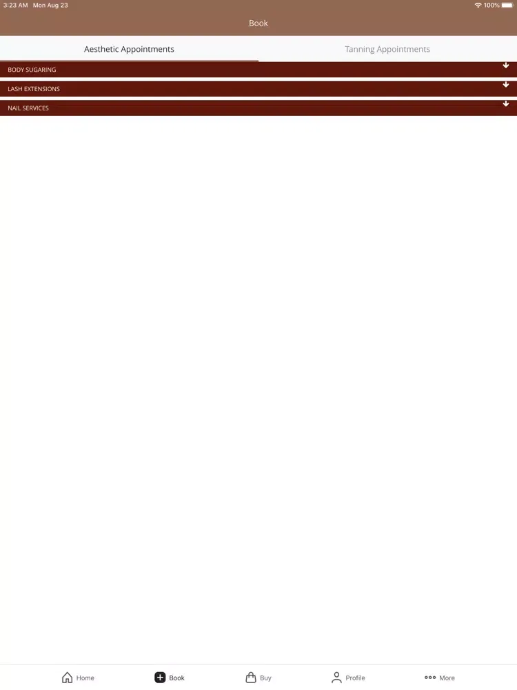 Capturas de pantalla de Sweet Secrets Body Sugaring iPad 