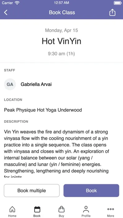 Peak Physique Hot Yoga Screenshots