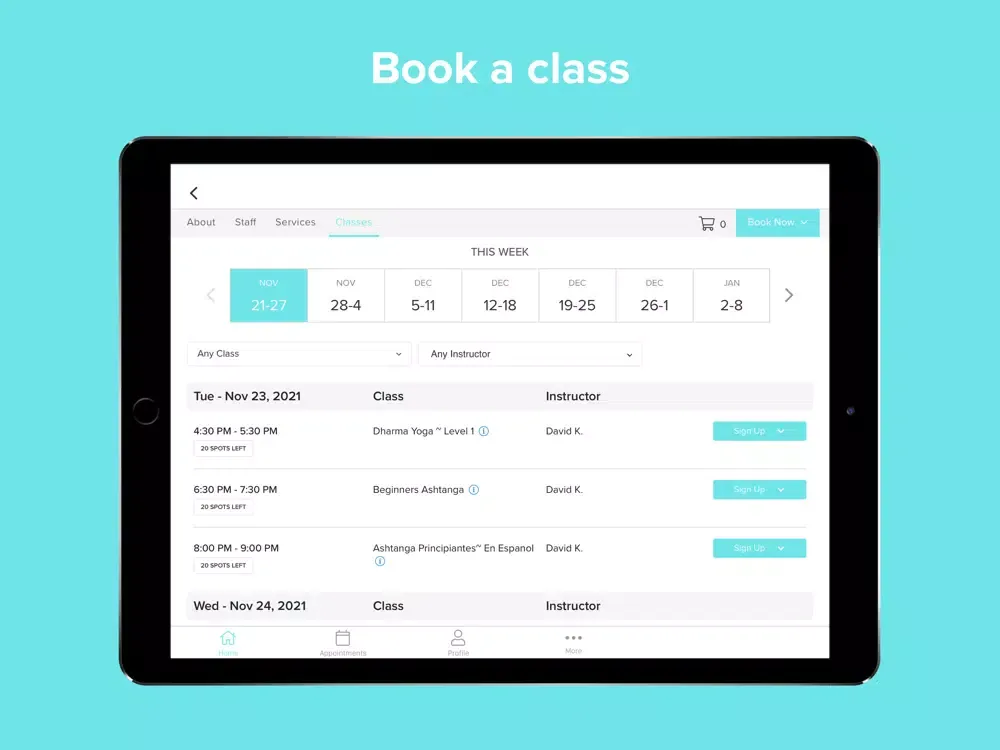 تصاویر Progressive Ashtanga Yoga iPad 