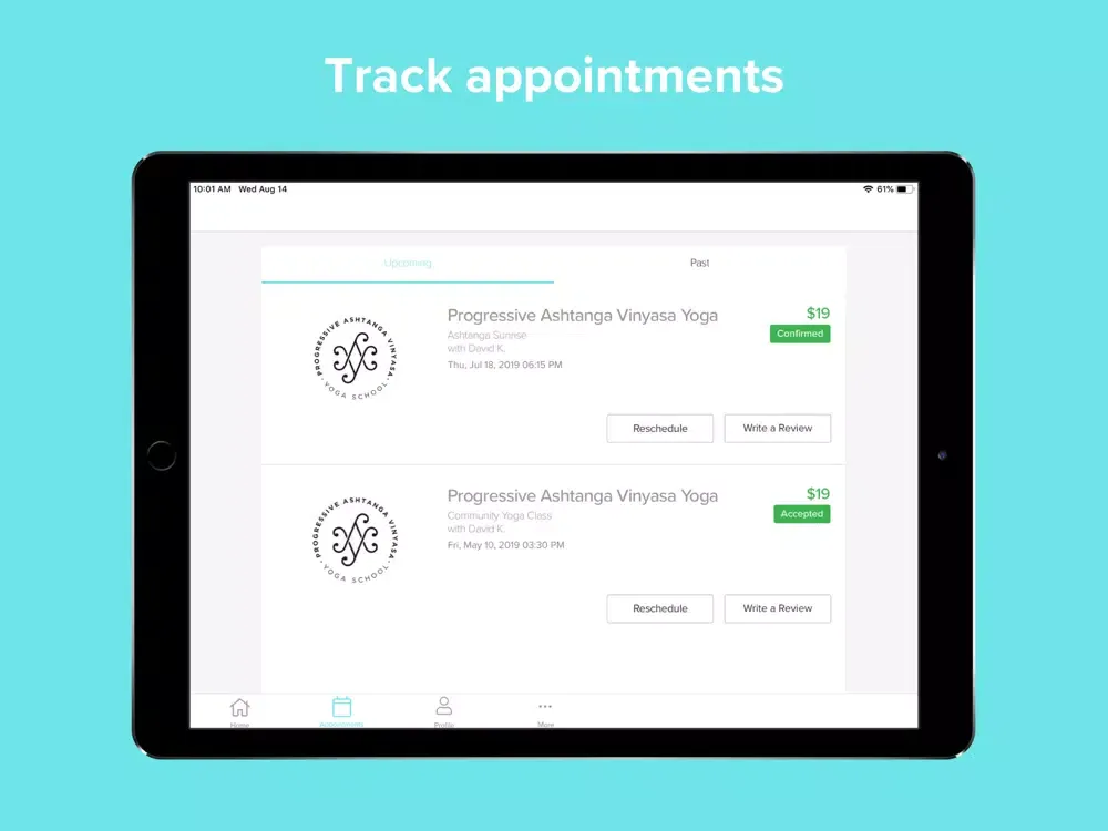 تصاویر Progressive Ashtanga Yoga iPad 
