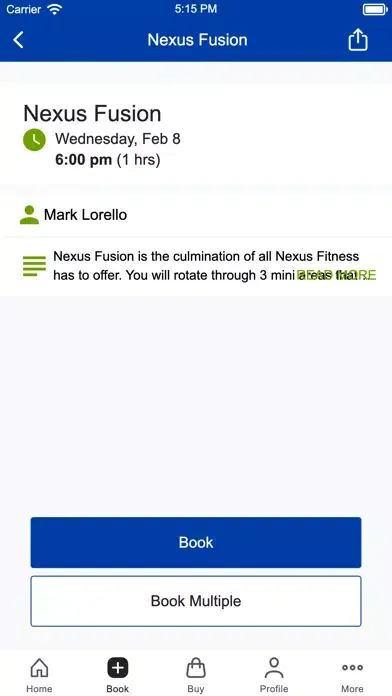 Capturas de tela do Nexus Fitness Frisco